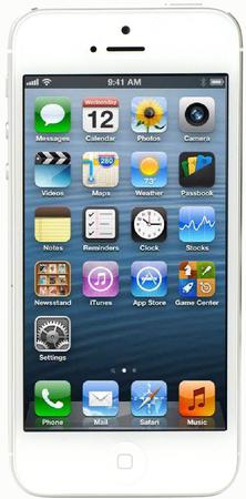 Смартфон Apple iPhone 5 32Gb White & Silver - Рославль